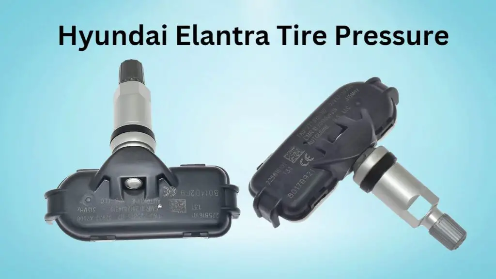 Hyundai elantra tire pressure 