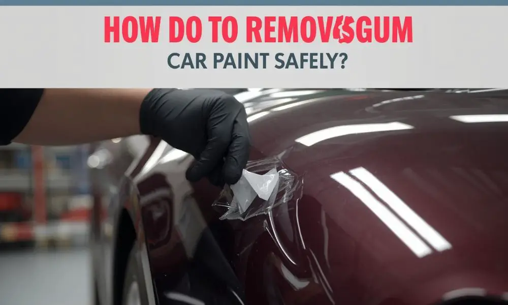 How Do You Remove Gum From Car Paint Safely